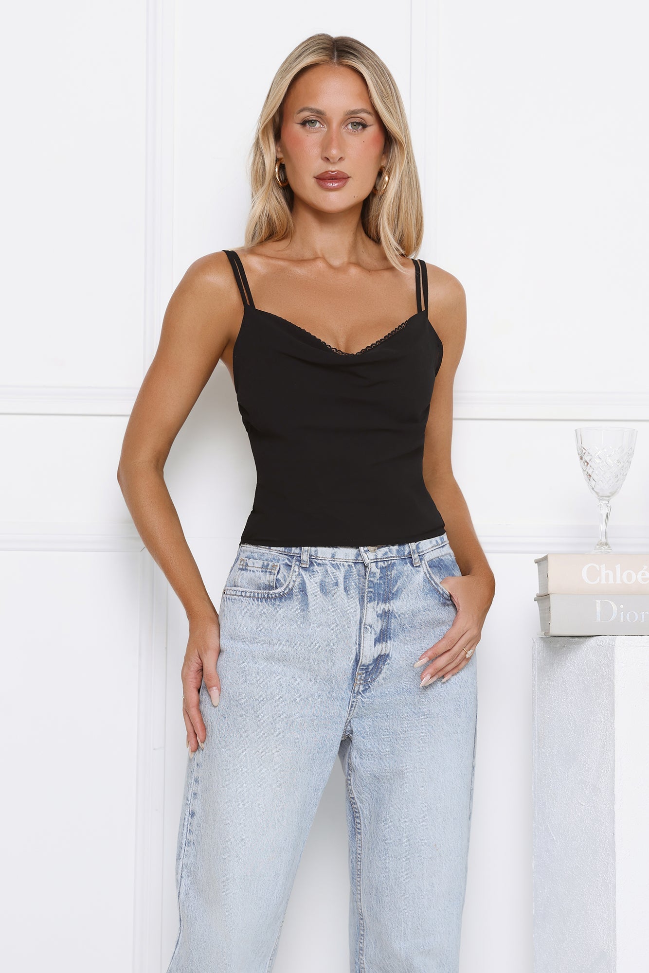 Lead Me To Love Top Black