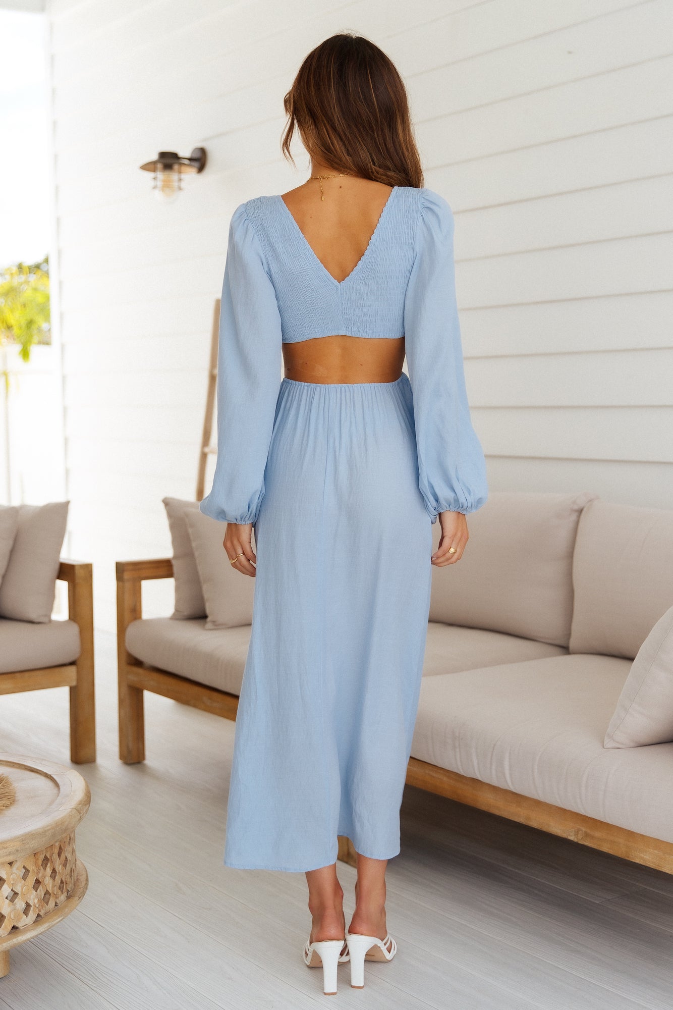 At The Centre Maxi Dress Blue