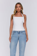 Good For You Halter Top White