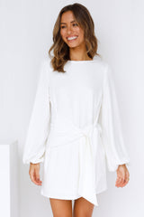 Life Out There Dress White