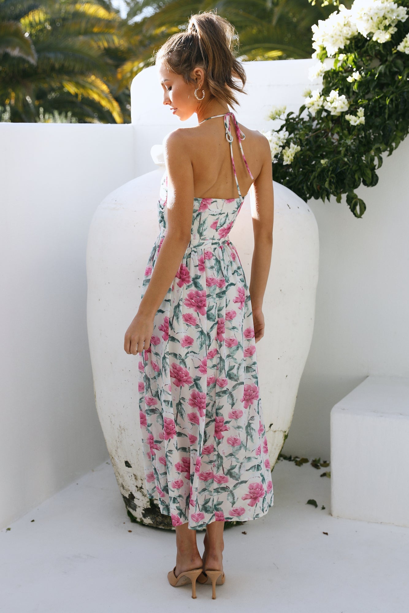 Feel The Tune Maxi Dress Beige