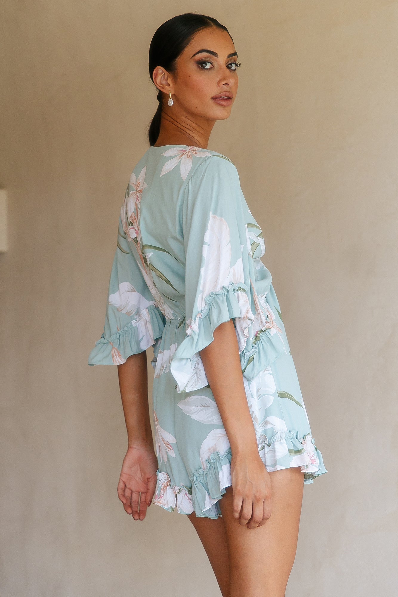 Airy Life Romper Sage