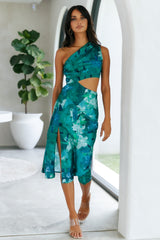 Headed Up Midi Dress Green