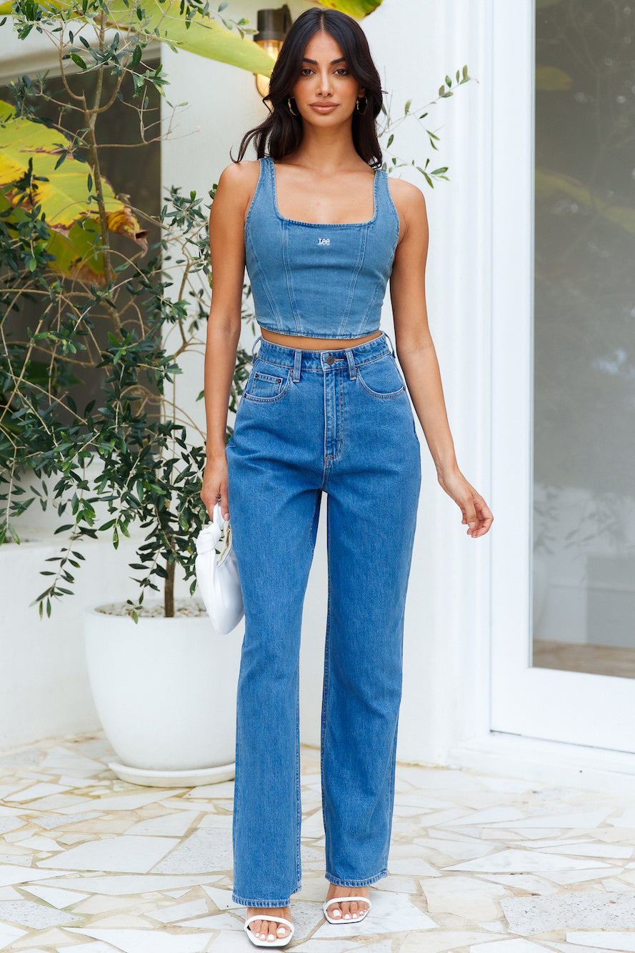 LEE Monique Denim Corset Denim Dream