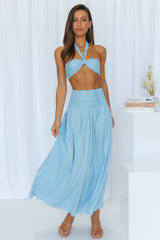 How I Like It Crop Blue