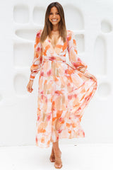 Gotta Thrive Maxi Dress Orange