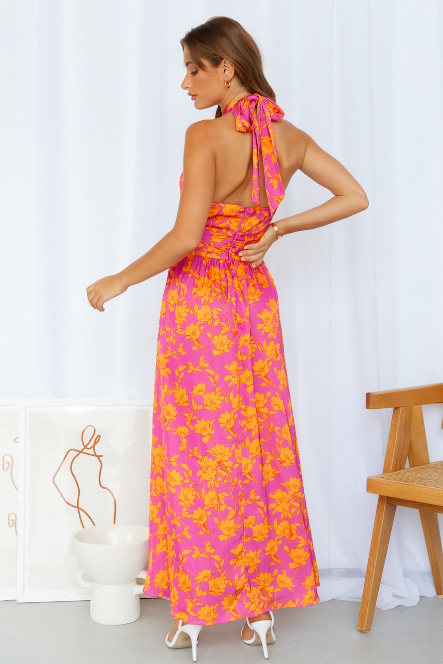 Amethyst Tales Midi Dress