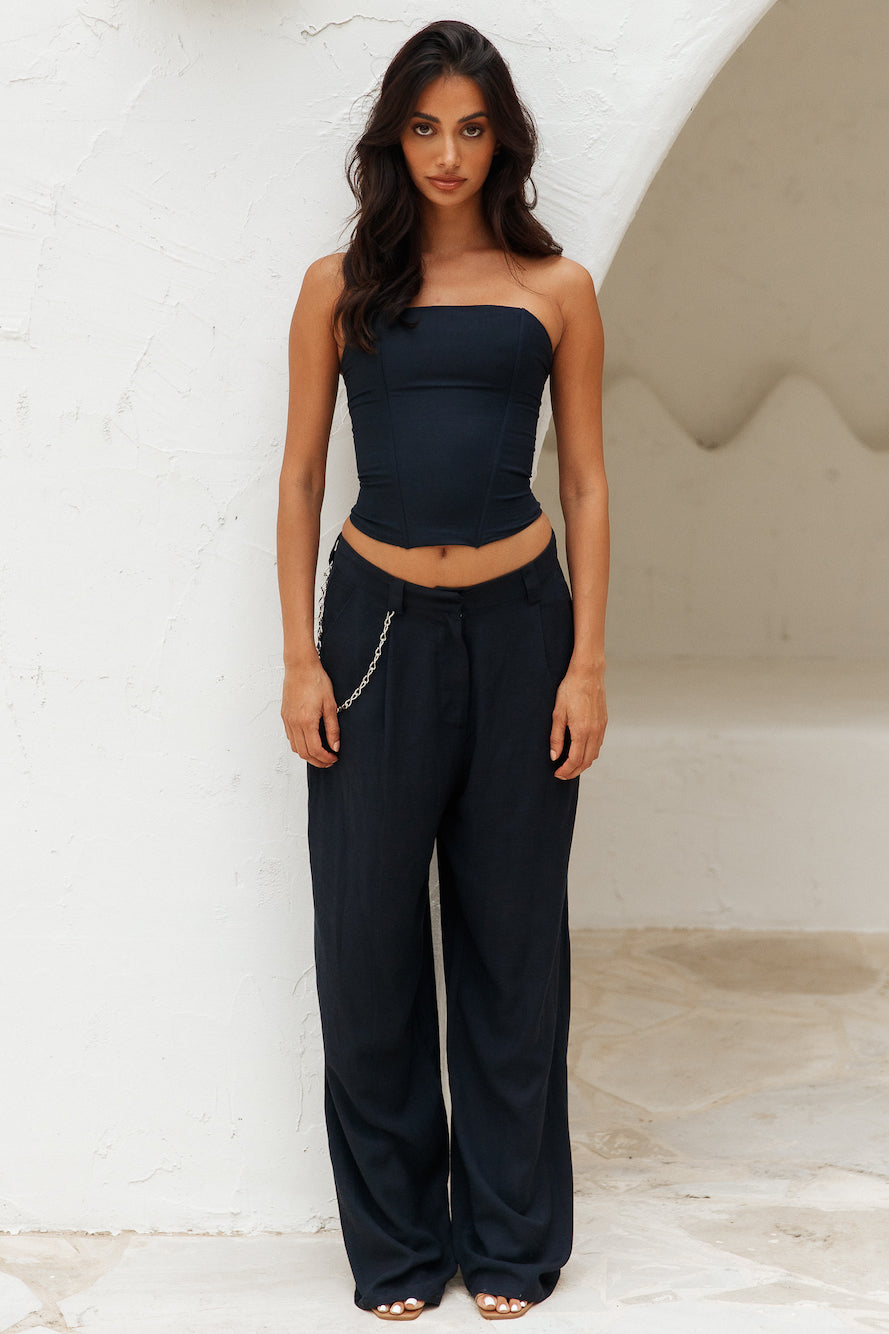 LIONESS Catalonia Tube Top Berkeley Blue