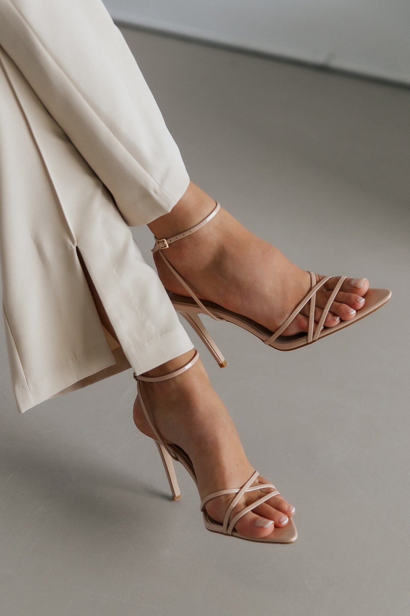 BILLINI Pip Heels Nude Patent