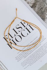 18K Gold Plated Luminescence Love Necklace Gold