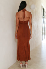 New Dusk Maxi Dress Brown