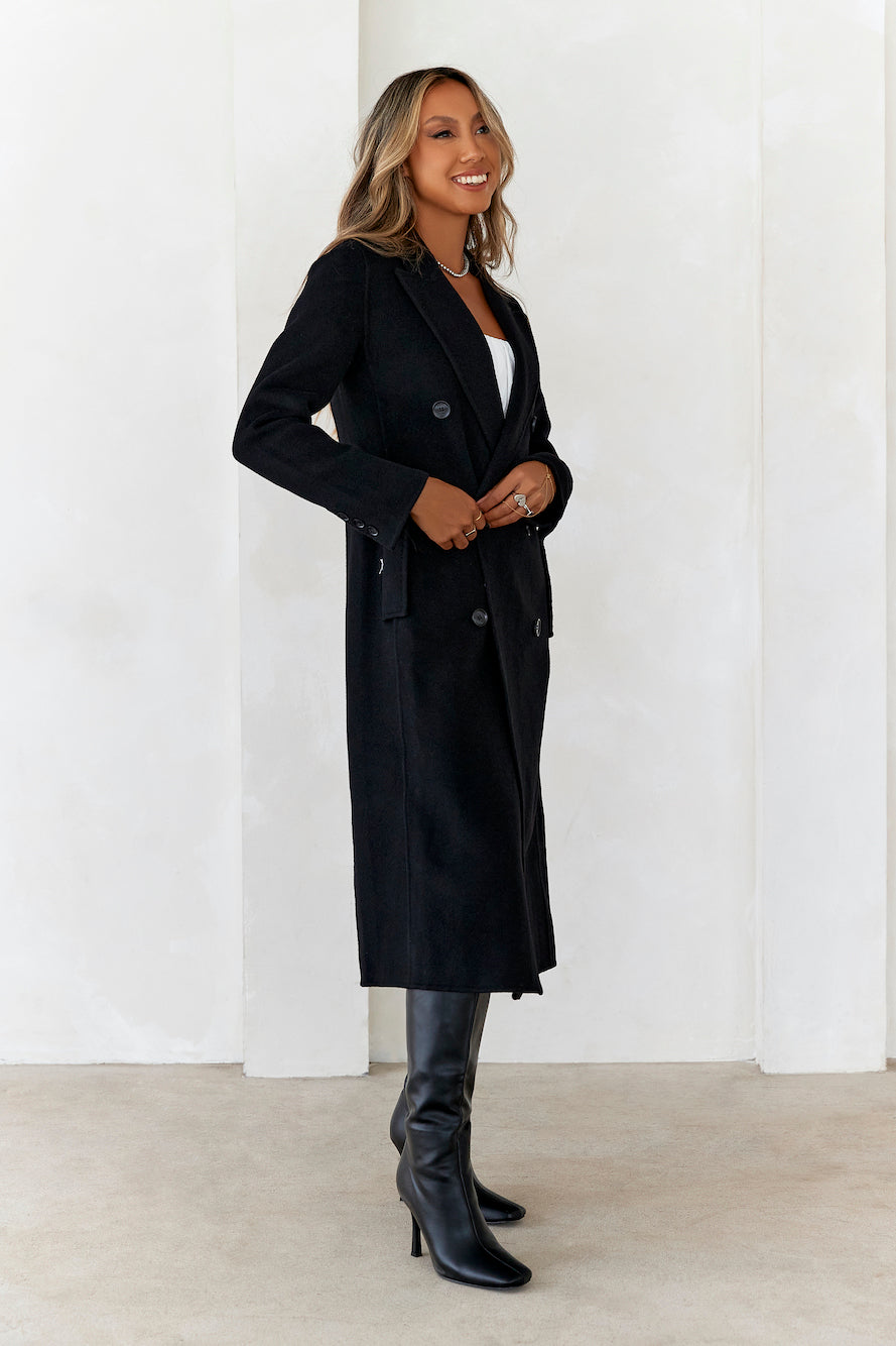 Allured Coat Black