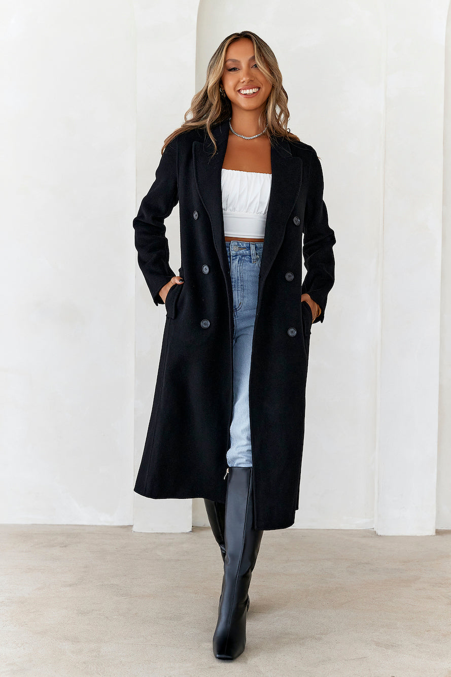 Allured Coat Black