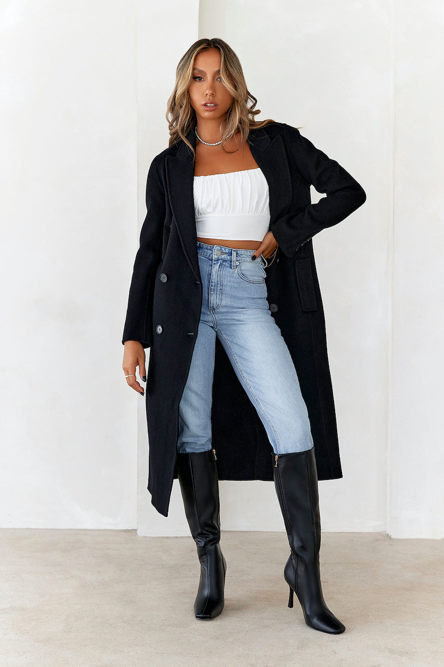 Allured Coat Black