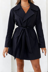HELLO MOLLY Covert Heart Trench Coat Black