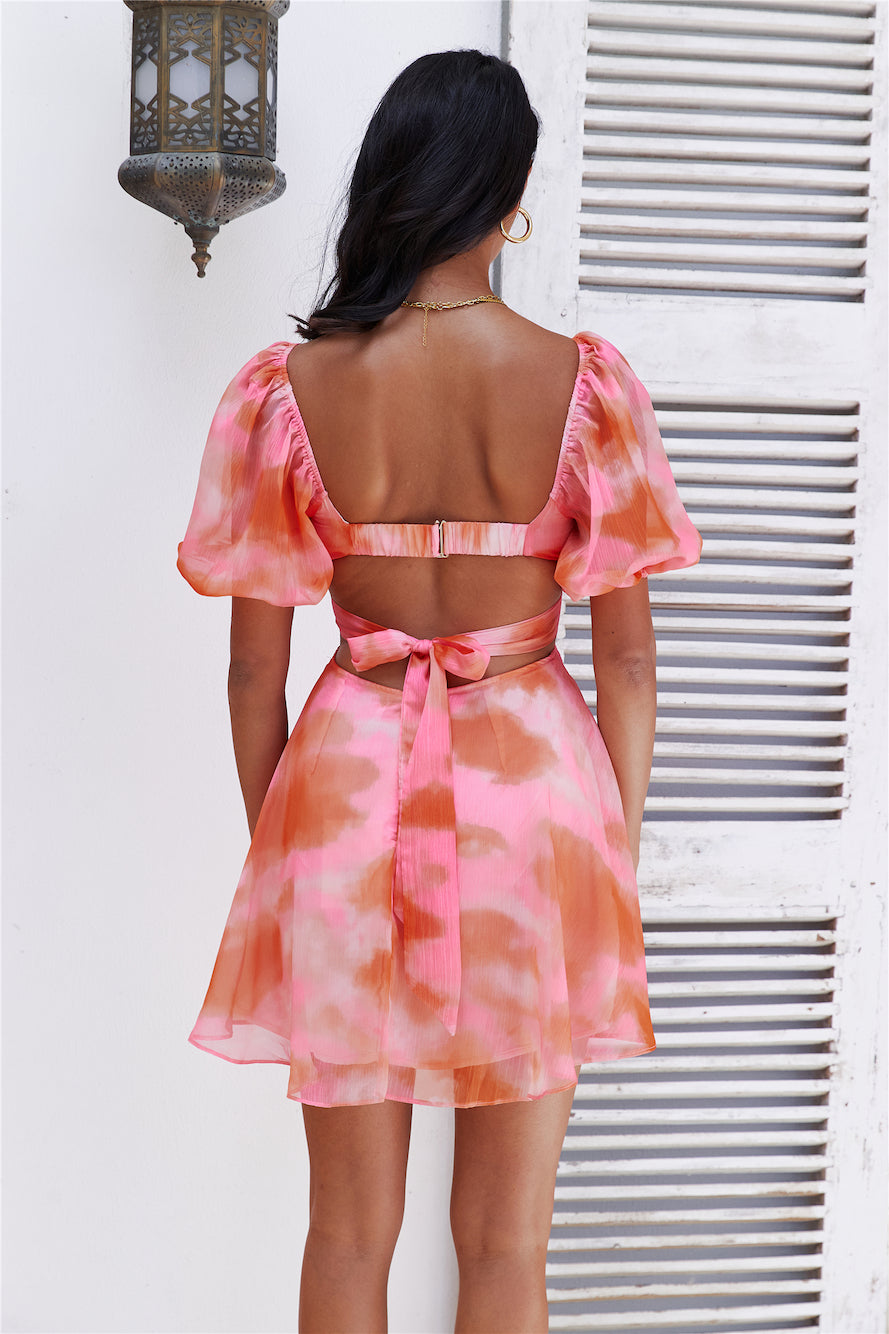 Looking Pretty Mini Dress Pink
