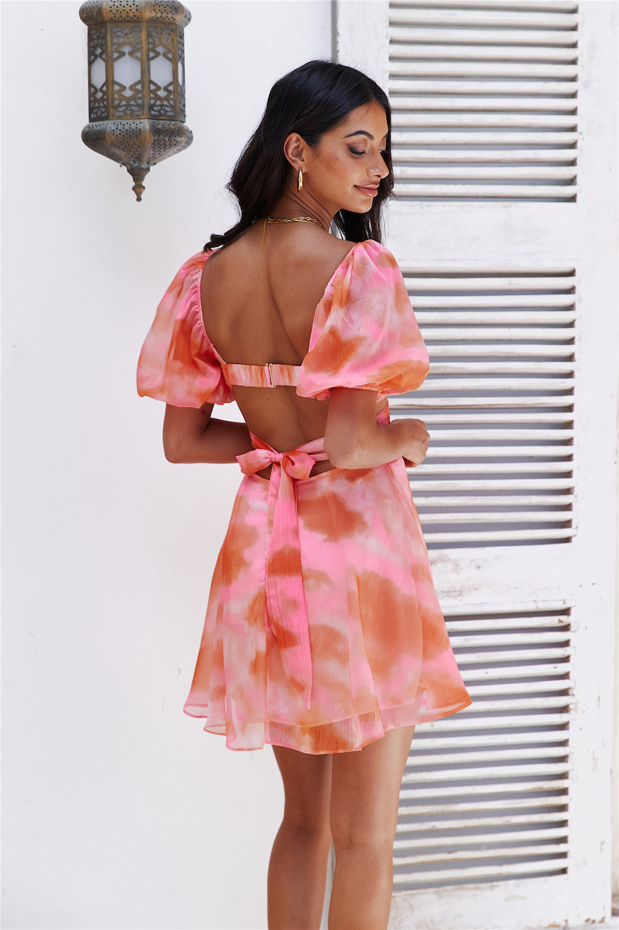 Looking Pretty Mini Dress Pink