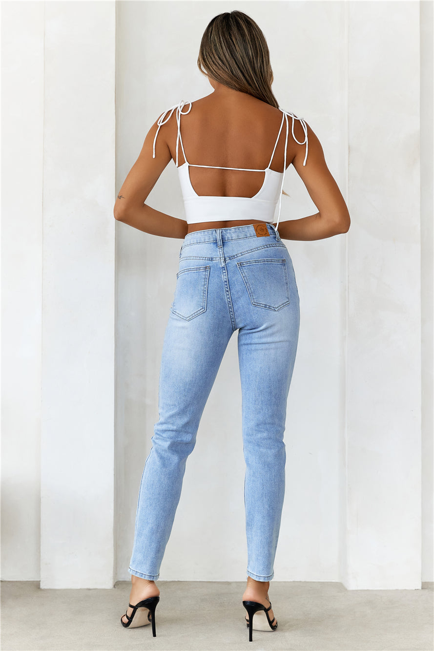 HELLO MOLLY Katherina Crop White