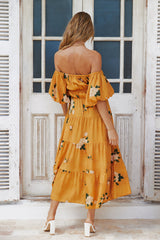 Heating Up Szn Maxi Dress Orange