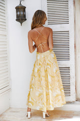 Eye On You Maxi Dress Yellow