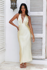 Arrived In Luxe Maxi Dress Yellow