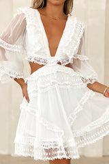 Flirty Fresh Mini Dress White