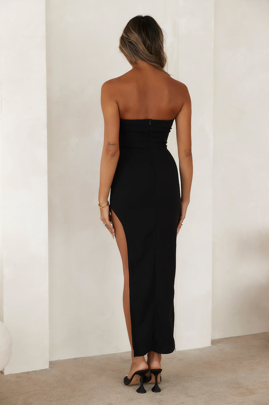 Love This Fit Midi Dress Black