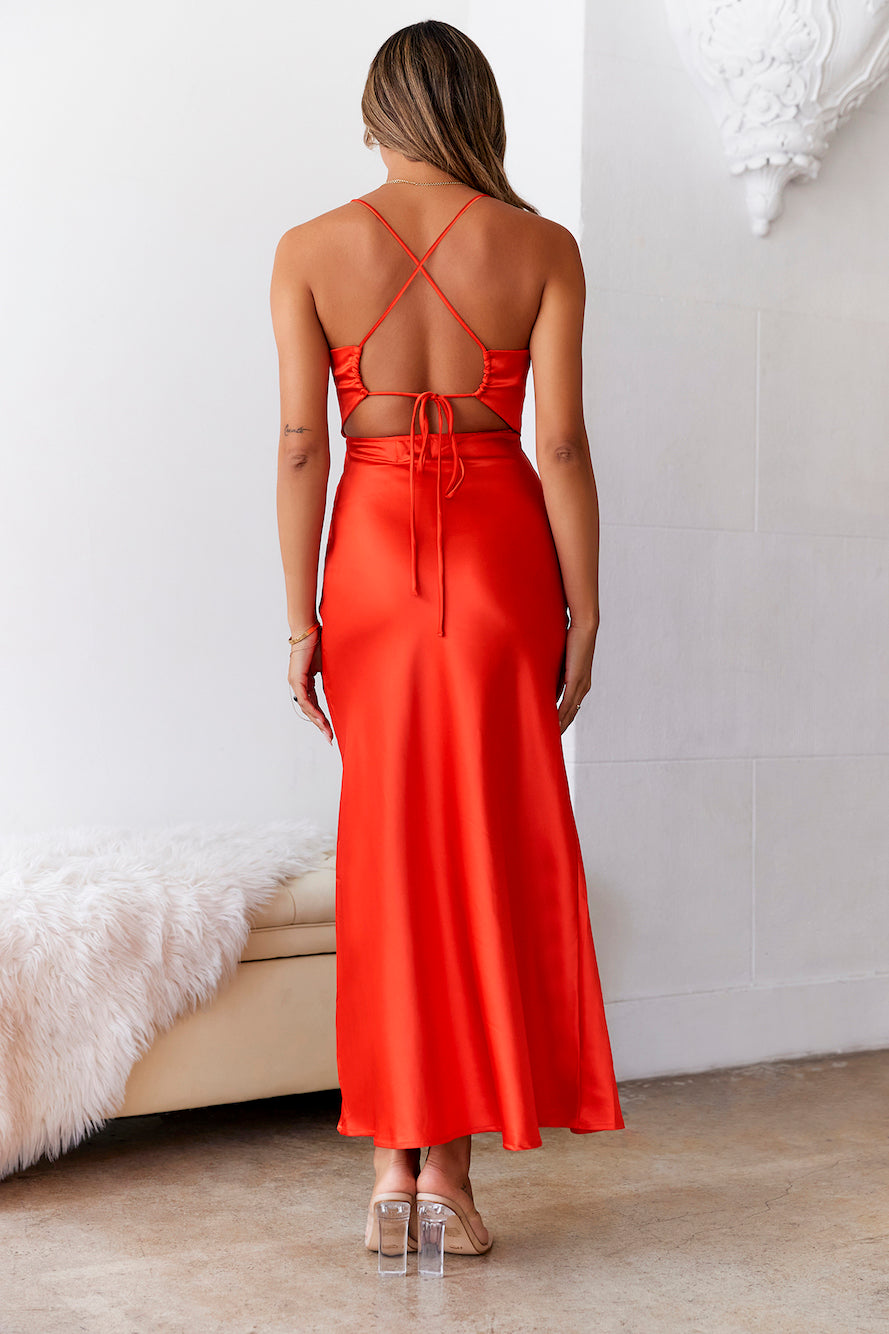 Fave Passages Maxi Dress Red