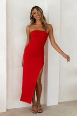 Love This Fit Midi Dress Red