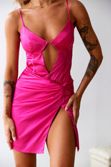HELLO MOLLY She's That Girl Mini Skirt Pink
