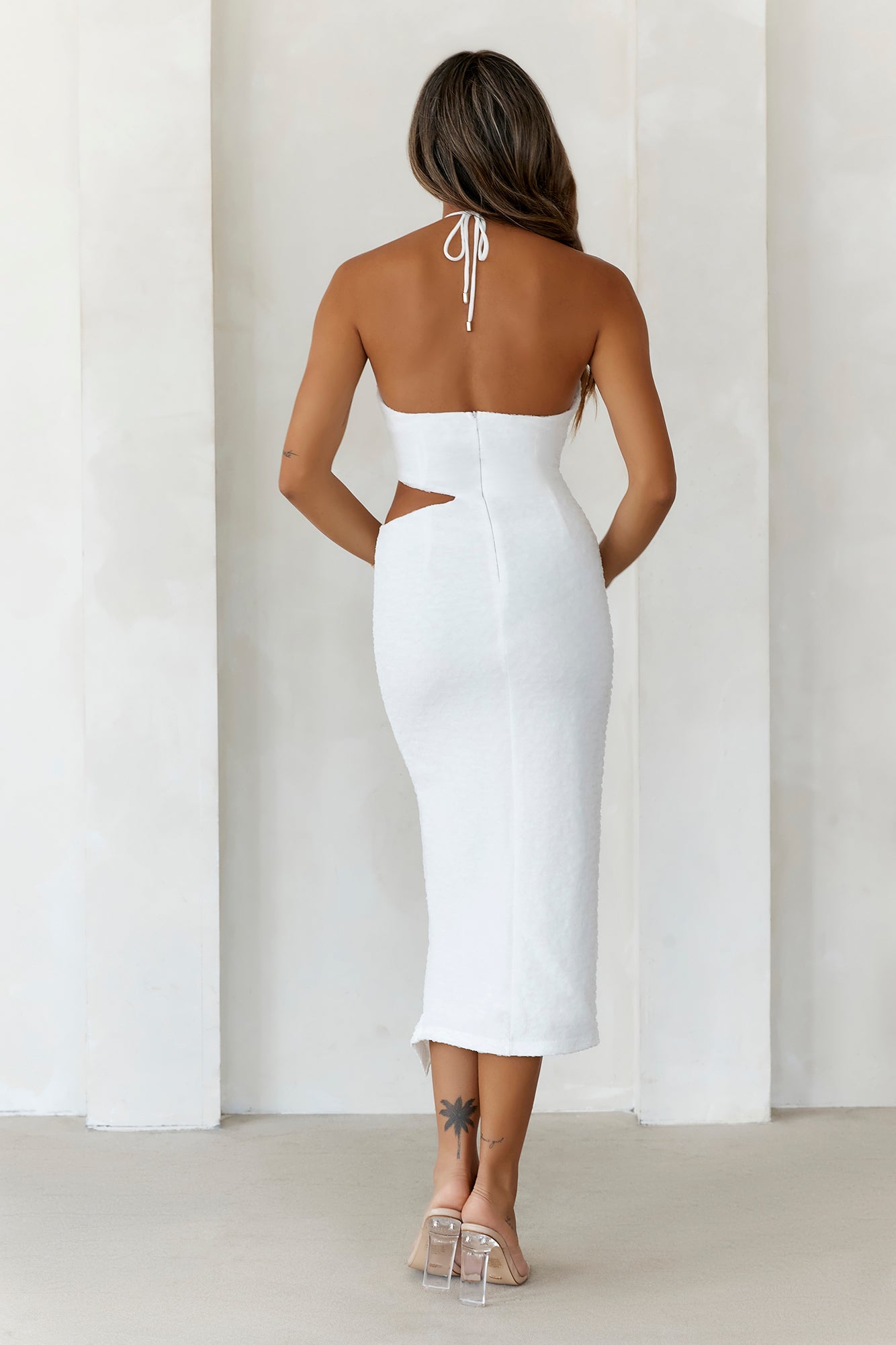 HELLO MOLLY Prettiest Moments Midi Dress White