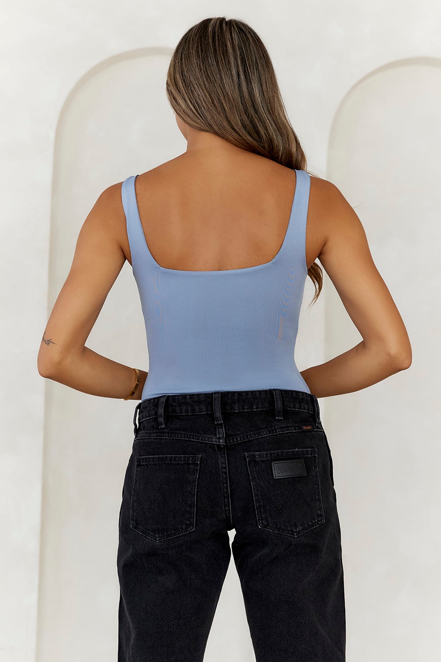 BASE  Everyday Staple Singlet Top Slate