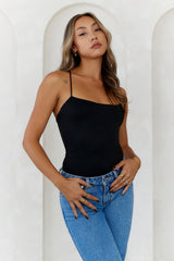 BASE  Day To Night Longline Top Black