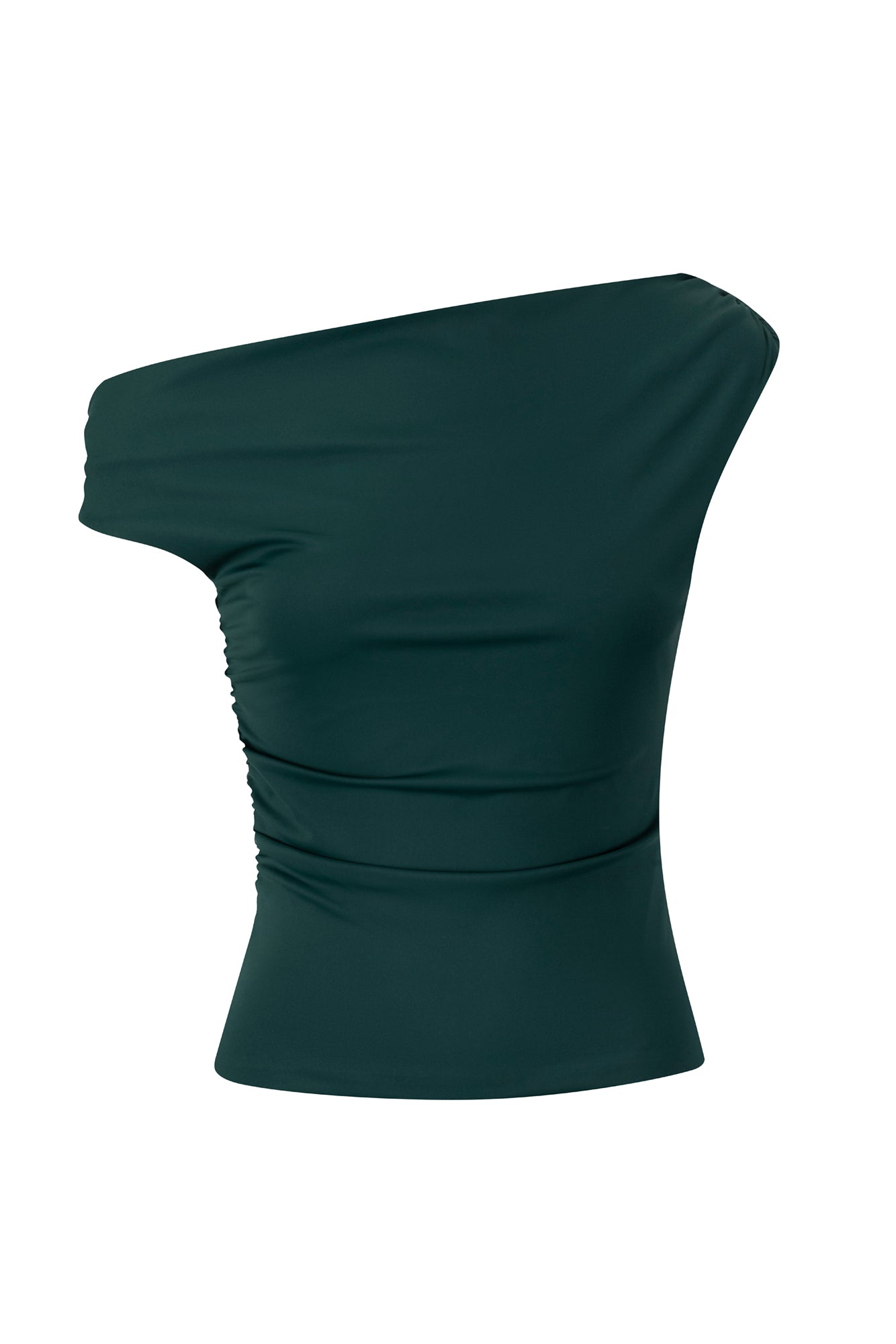 BASE Contour Baseline Off Shoulder Top Green
