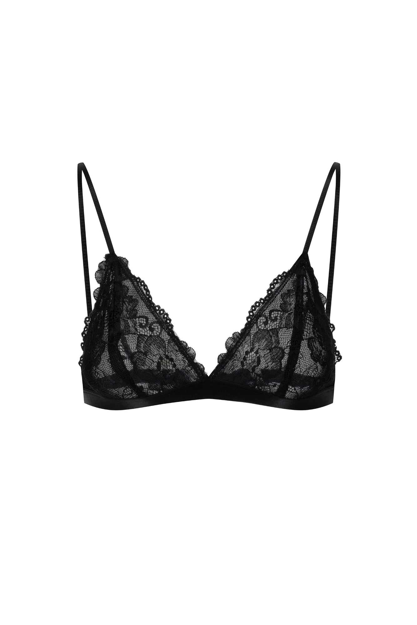 BASE Luvella Lace Bralette Black