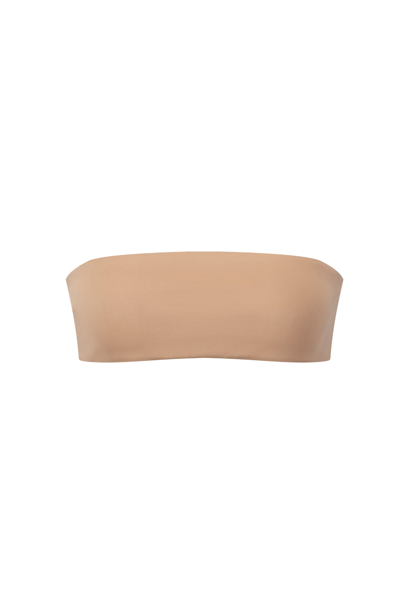 BASE Contour Cropped Strapless Bandeau Nude