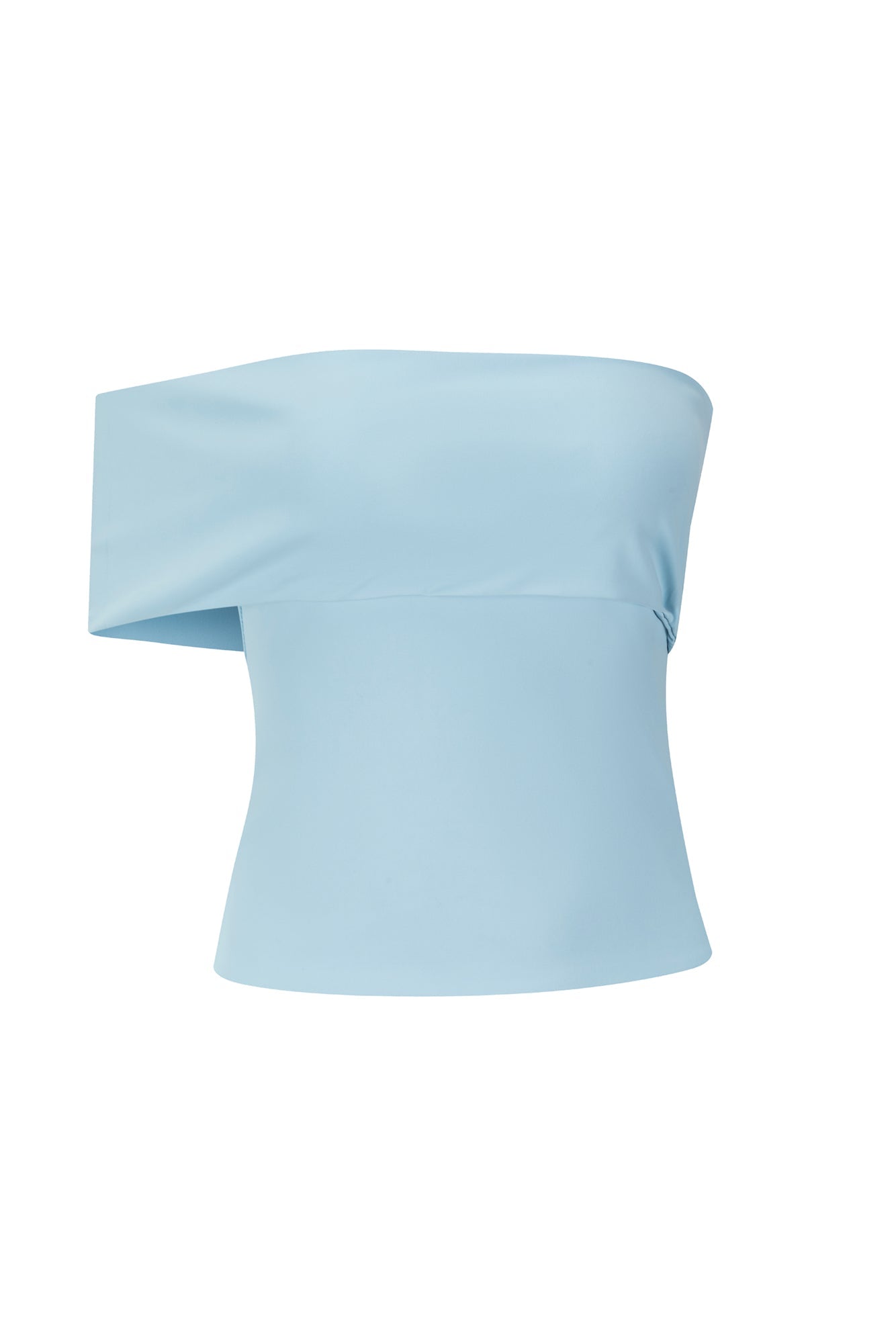 BASE Contour Daily Edge One Shoulder Top Blue