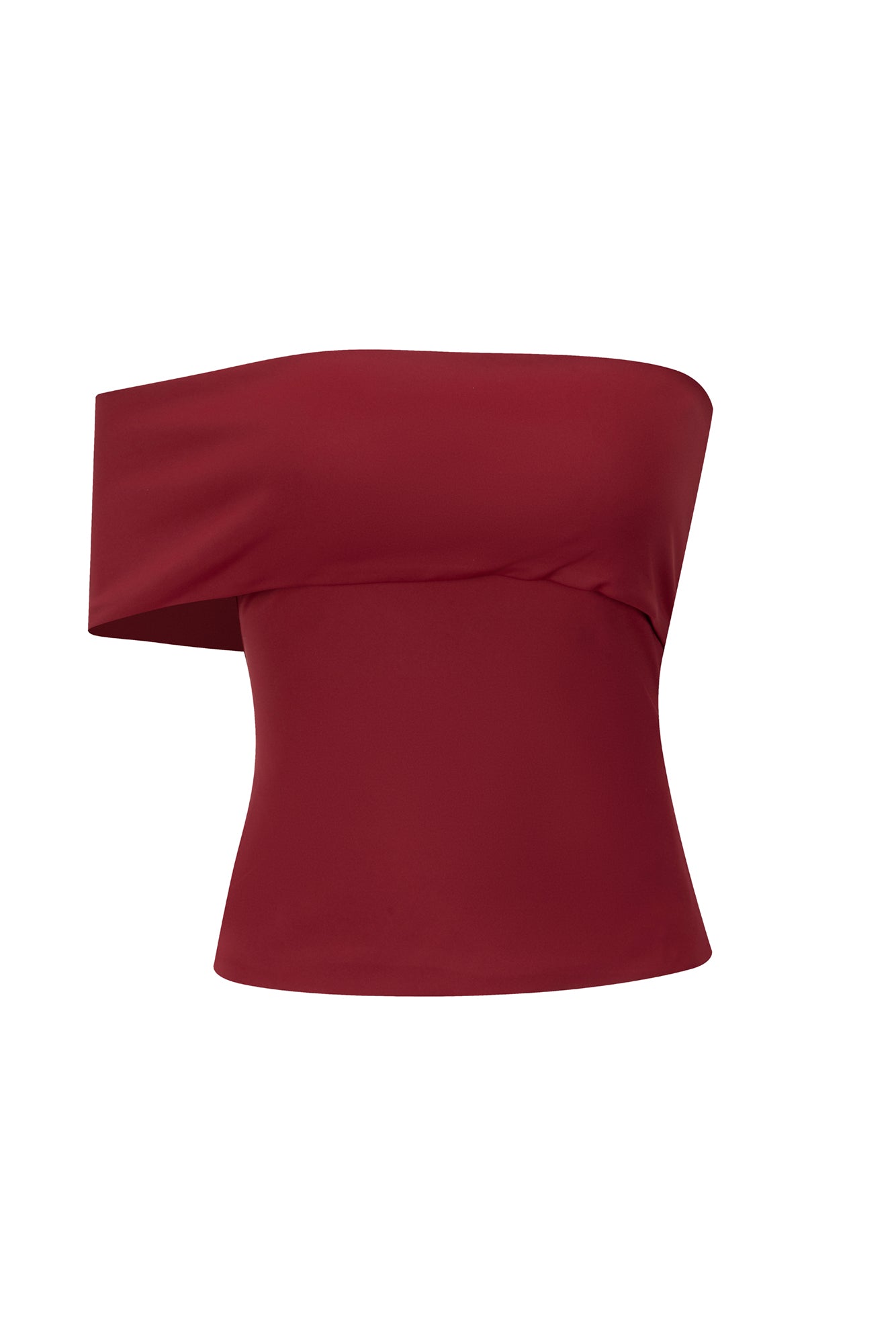BASE Contour Daily Edge One Shoulder Top Wine