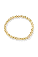 Mini Elaina Gold Stretch Bracelet Iridescent Drusy