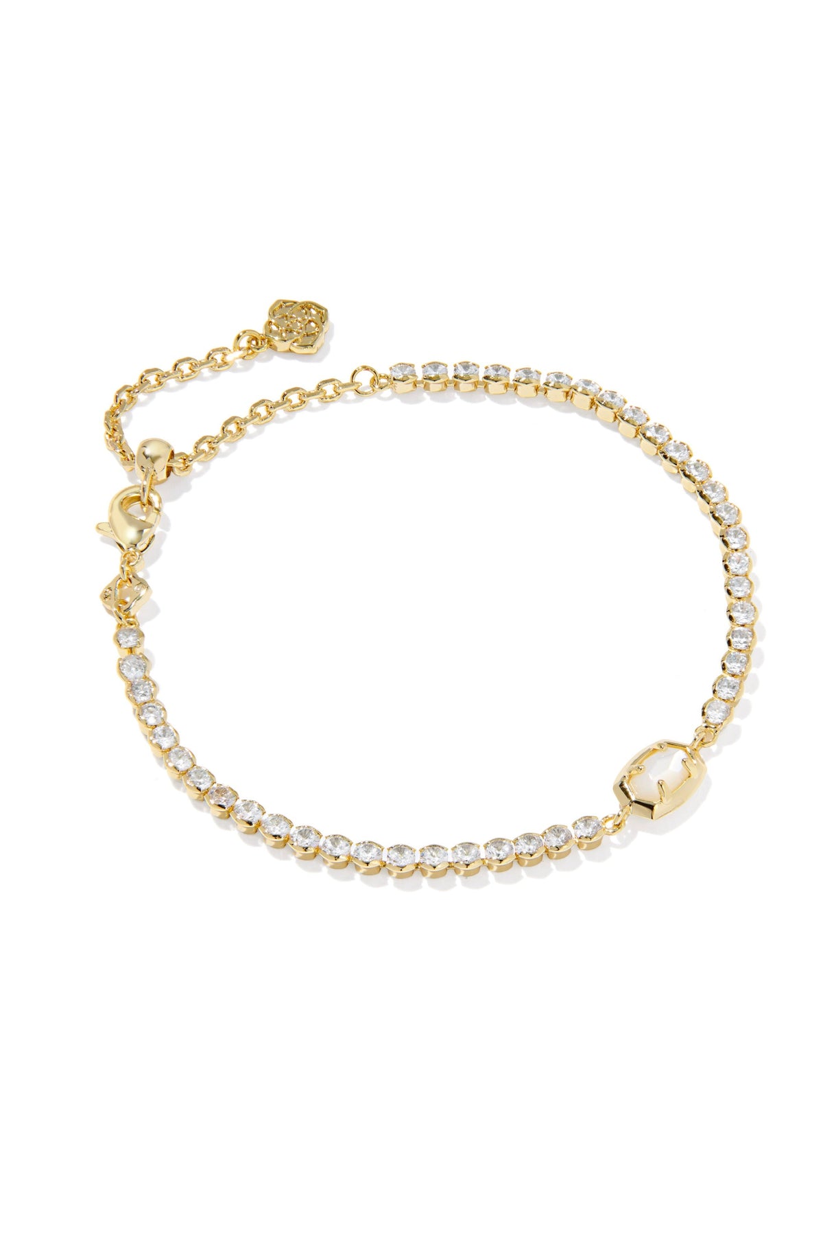 Emilie Tennis Bracelet Gold