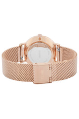 CLUSE Minuit Mesh Watch Rose Gold