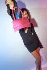 BILLINI  Alana Cross Body Bag Pink Diamante