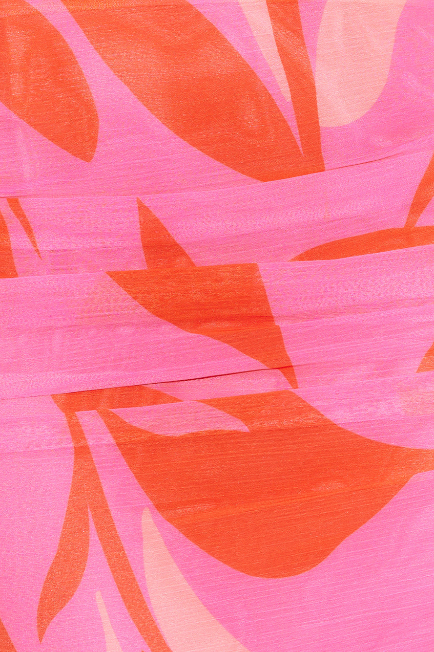 Luxe Boat Party Mini Dress Pink