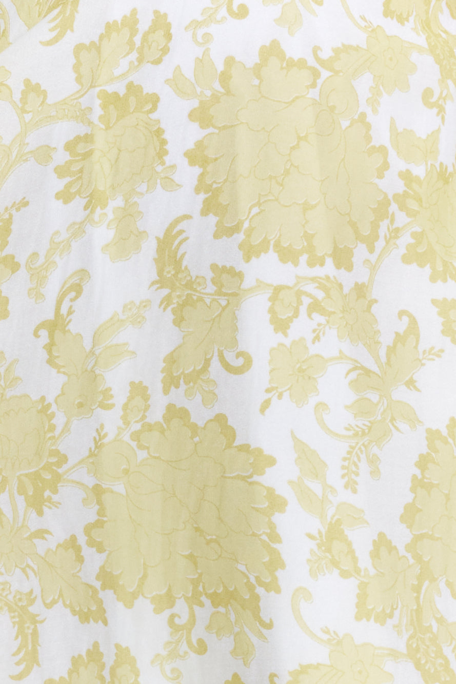 Countryside Brunch Midi Dress Yellow