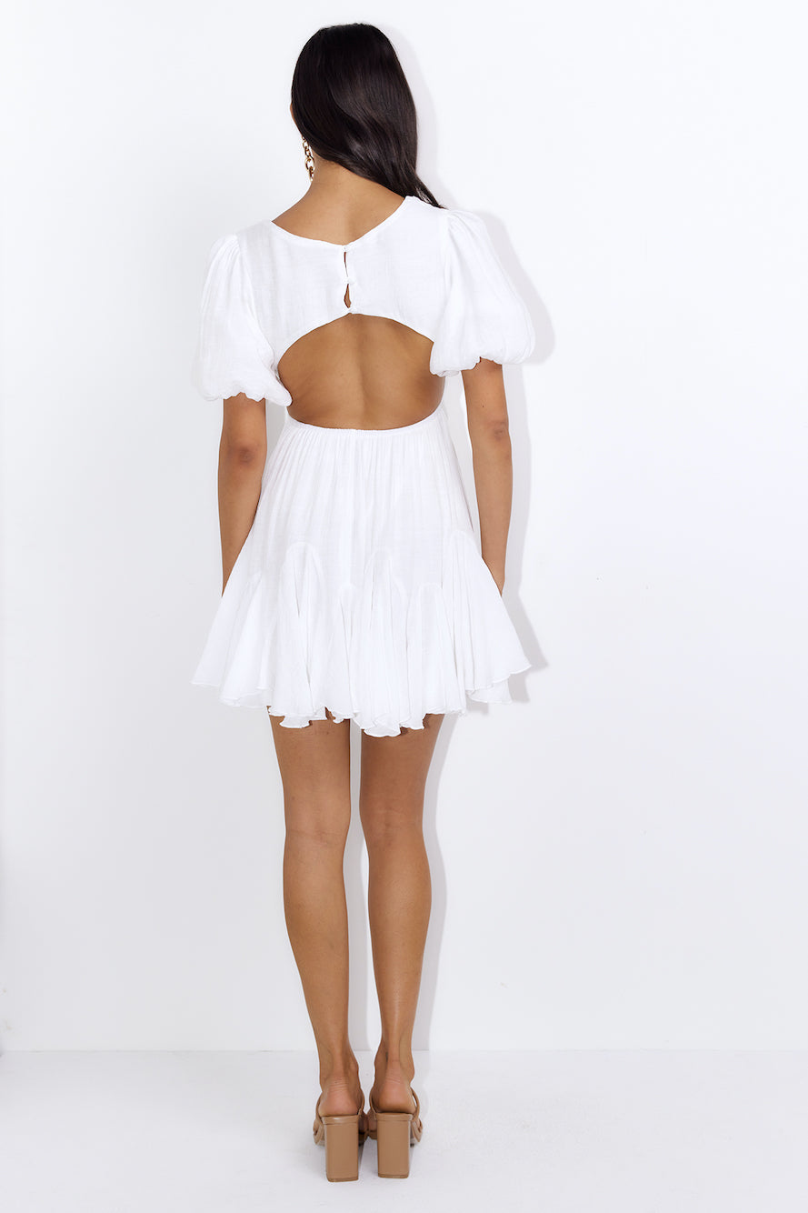 Getaway Love Mini Dress White