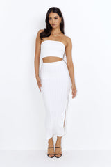 Matching Fit Crop Top White