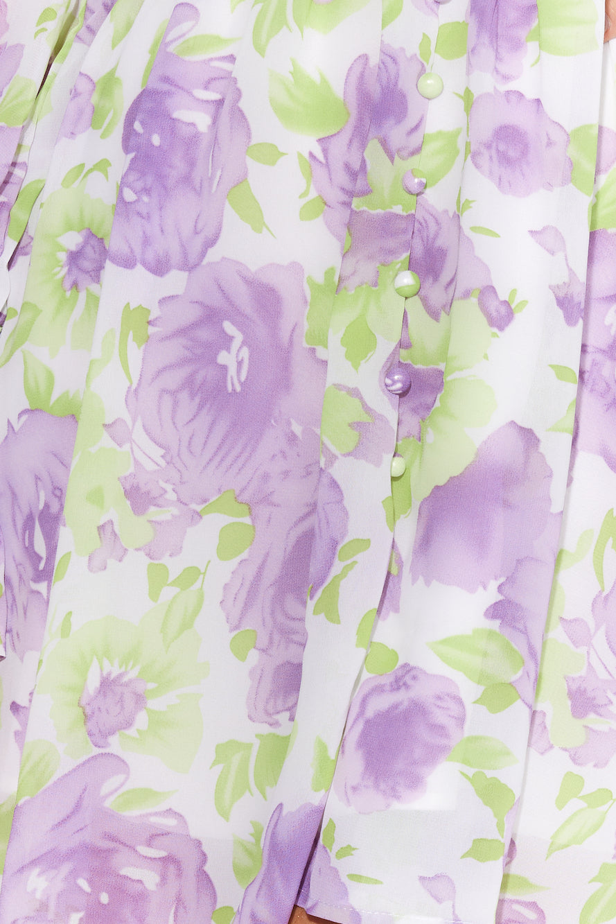 Mind Set Mini Dress Purple