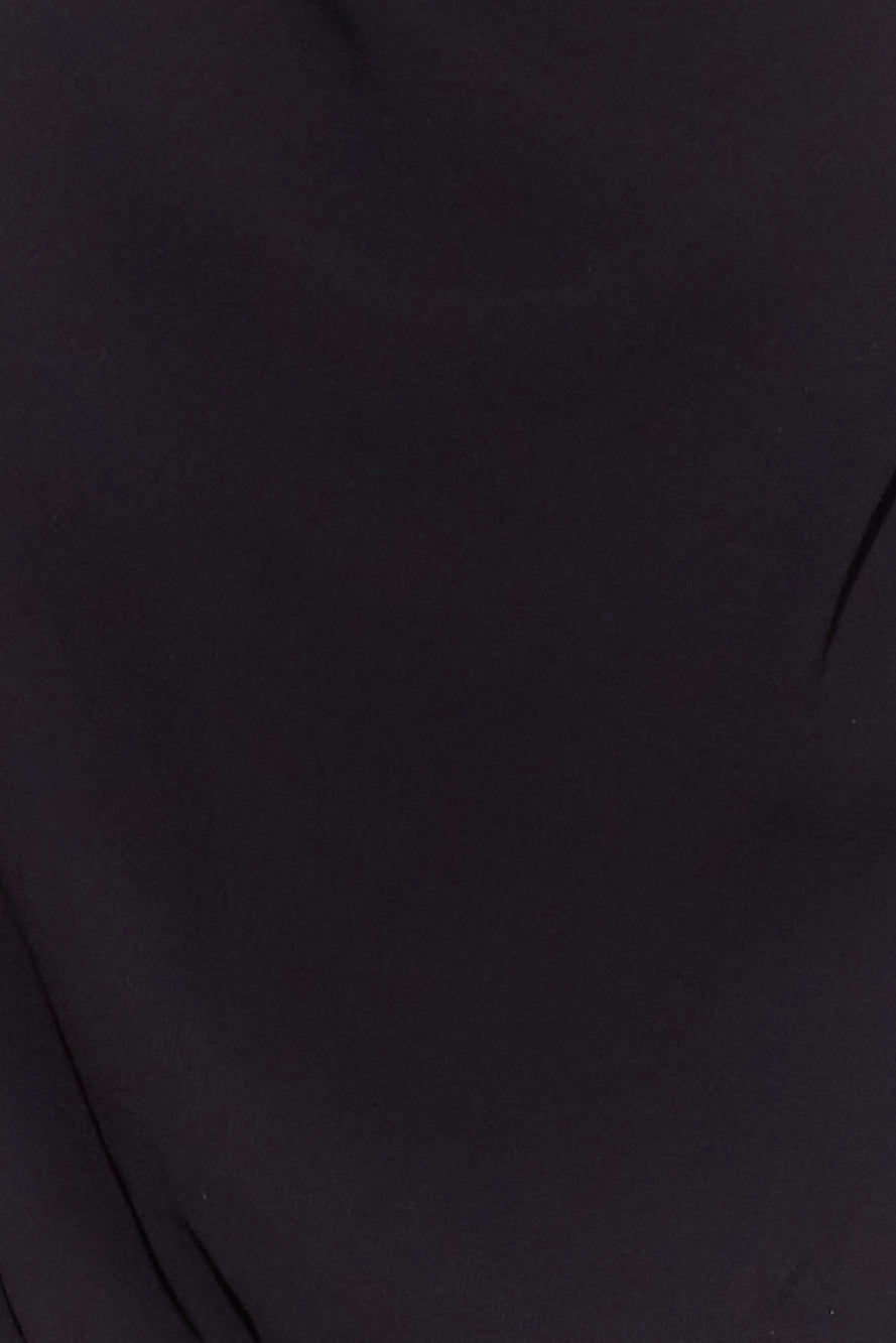 Classy Mind Crop Top Black