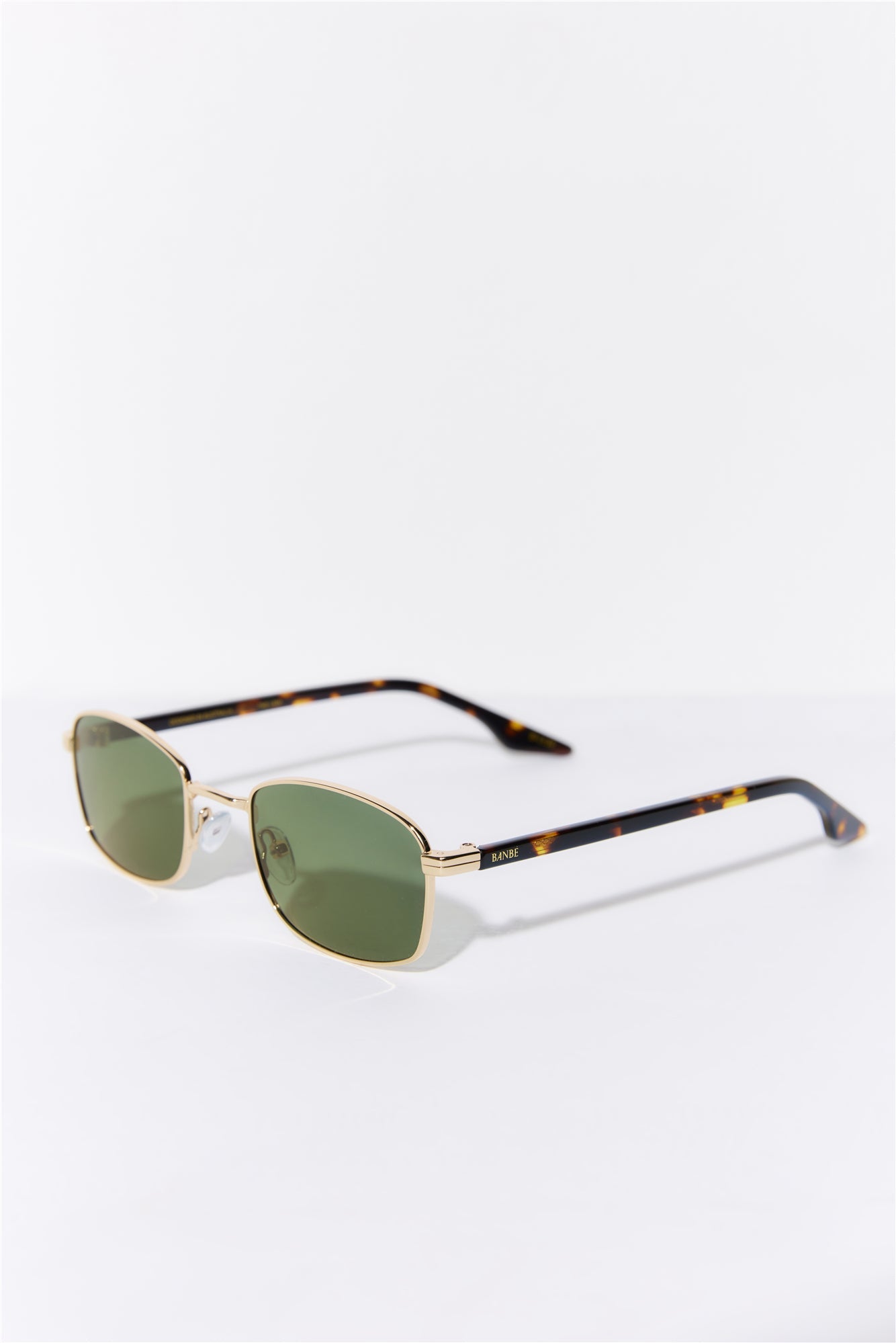 BANBE The Lima Sunglasses Gold Green