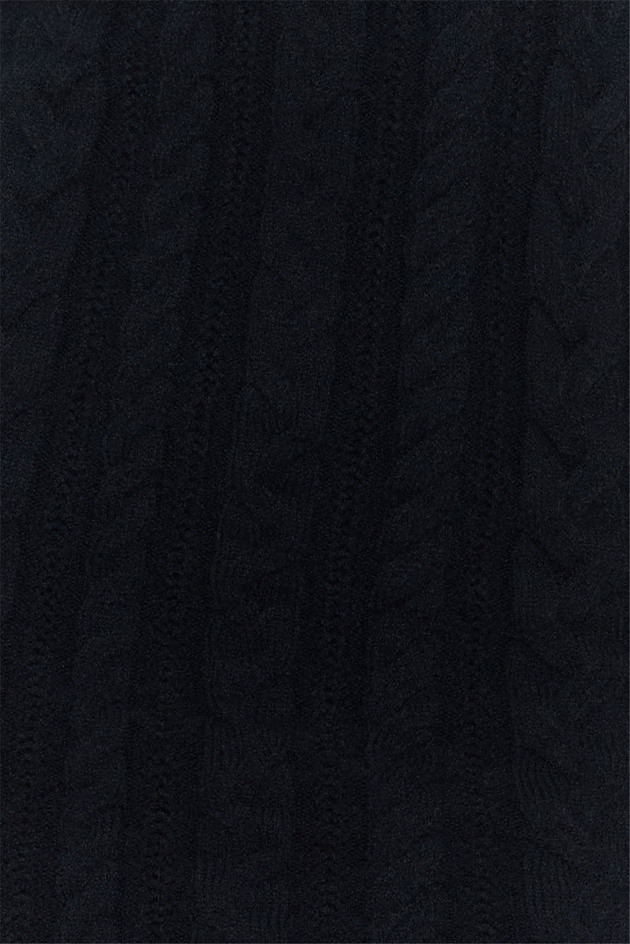 Love To Knit Mini Dress Black